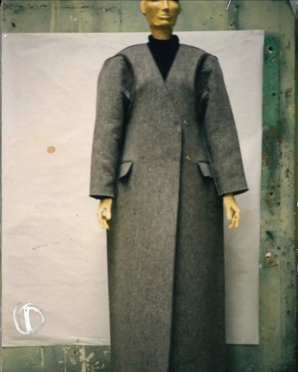 Maison Martin Margiela 1998 "Flat" Wool Coat