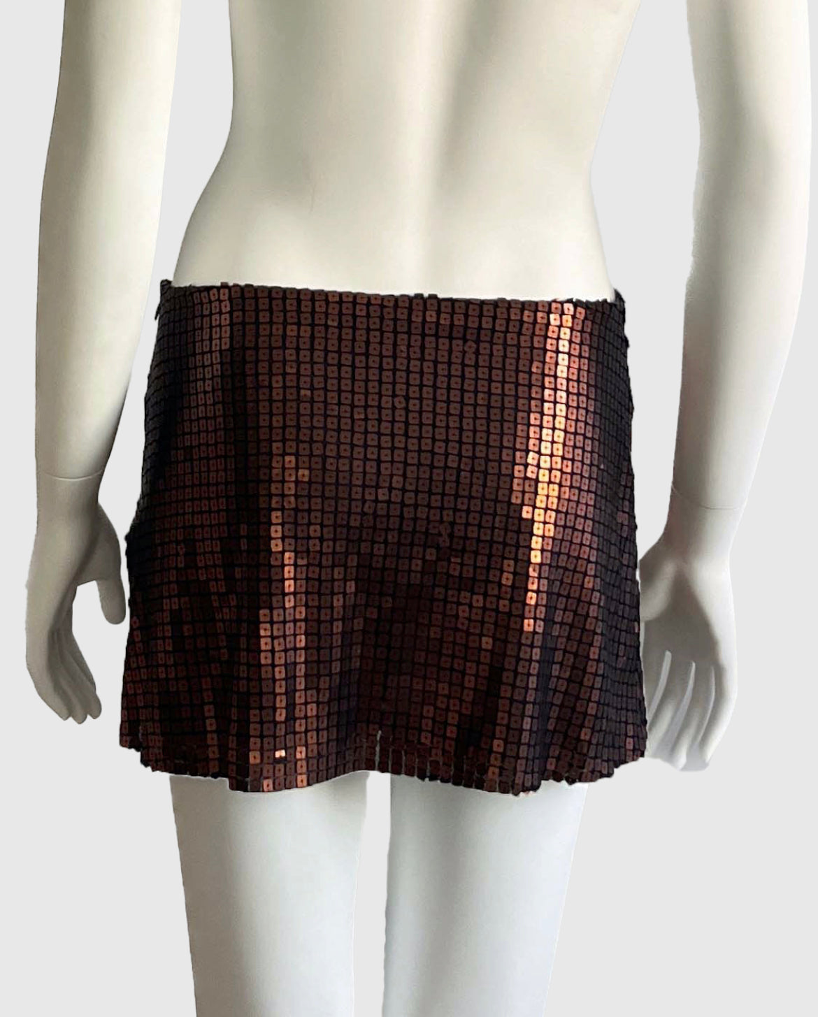 Alexander McQueen 1998 Sequin Mini Skirt