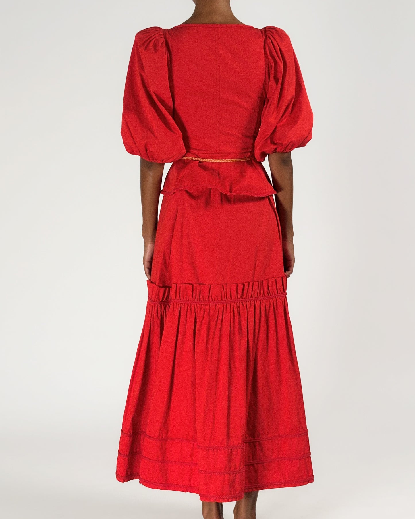 Yves Saint Laurent 1977 Corset Top & Skirt Set