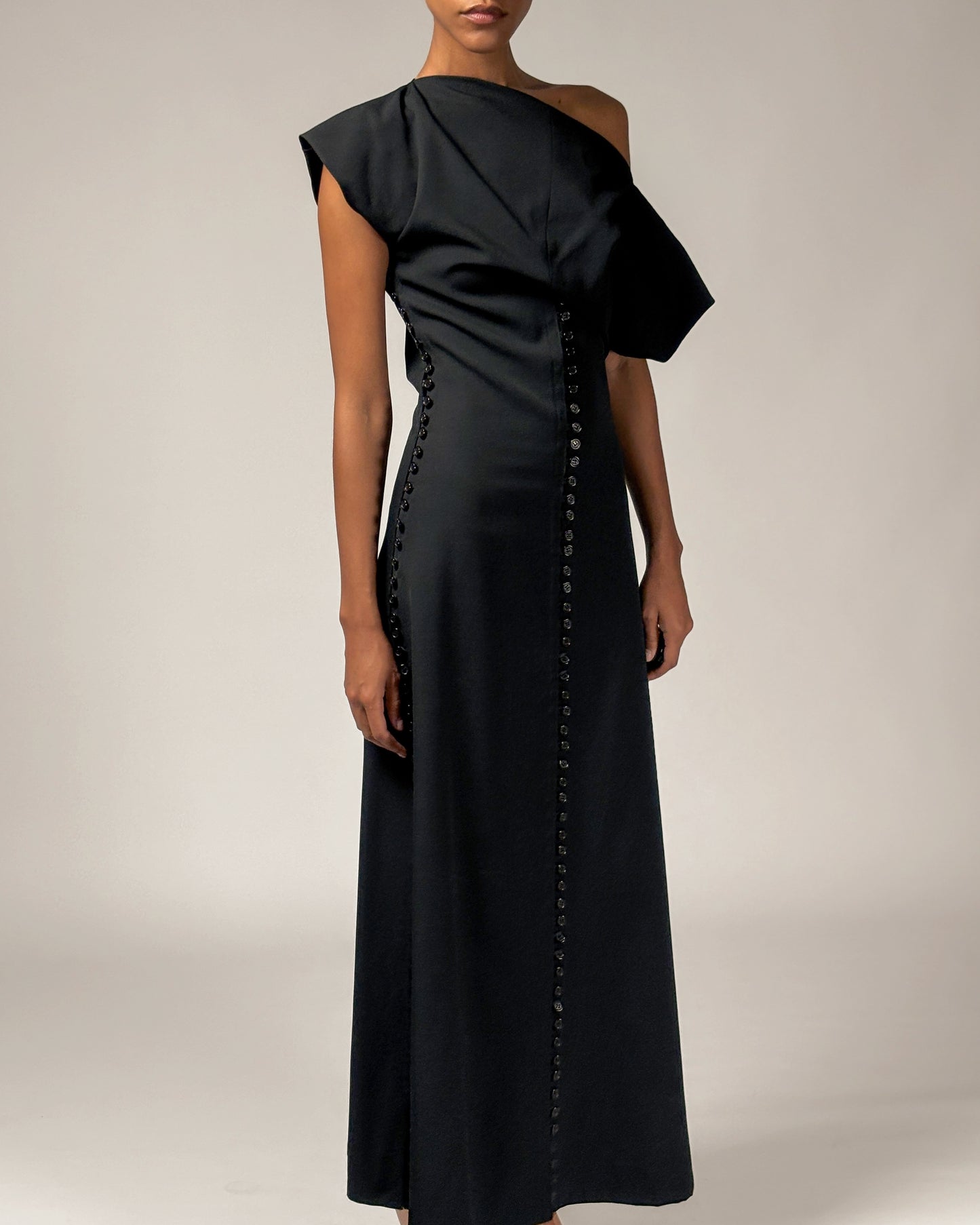 Yohji Yamamoto 1995 Button Maxi Dress