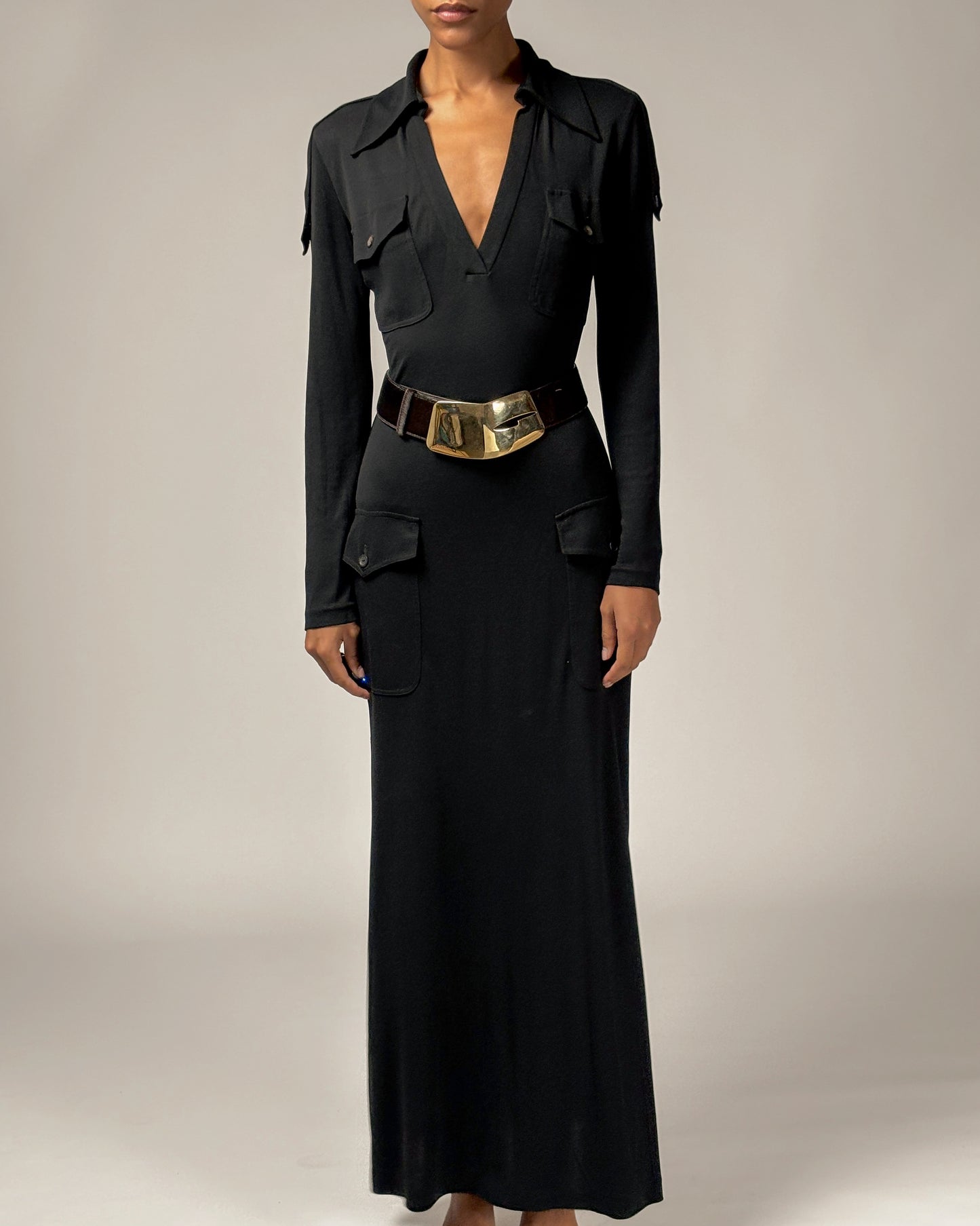 Gucci by Tom Ford 1996 Pocket Maxi Dress