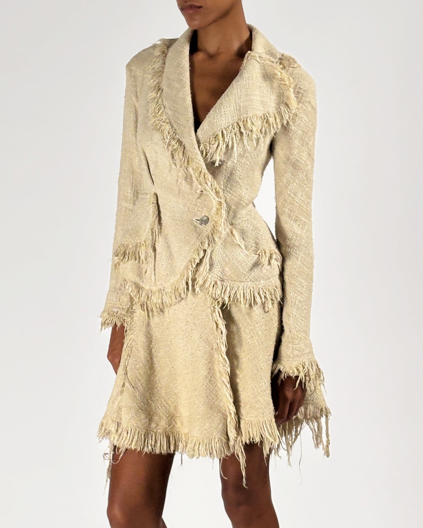 Vivienne Westwood 1997 Fringe Suit Ensemble
