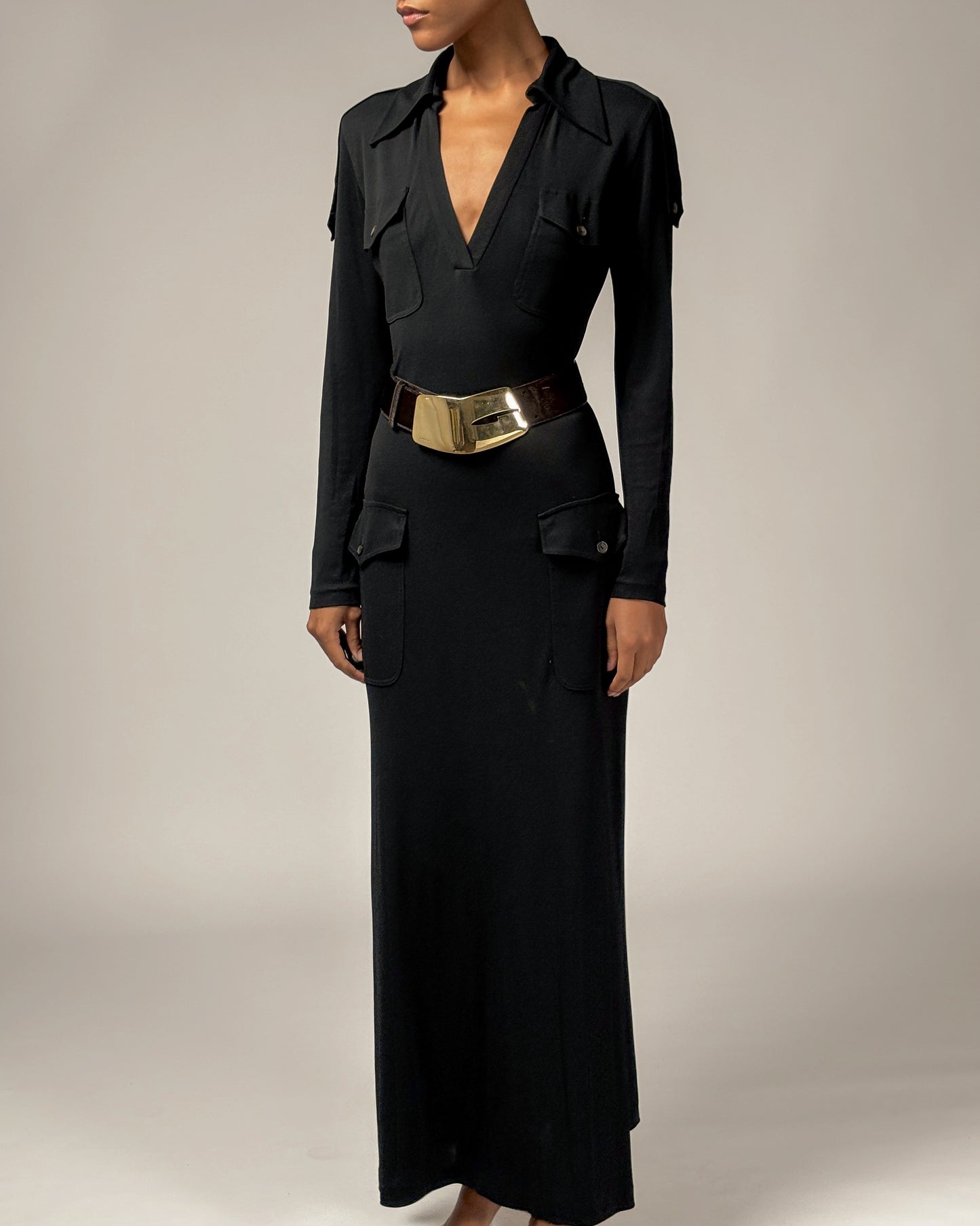 Gucci by Tom Ford 1996 Pocket Maxi Dress