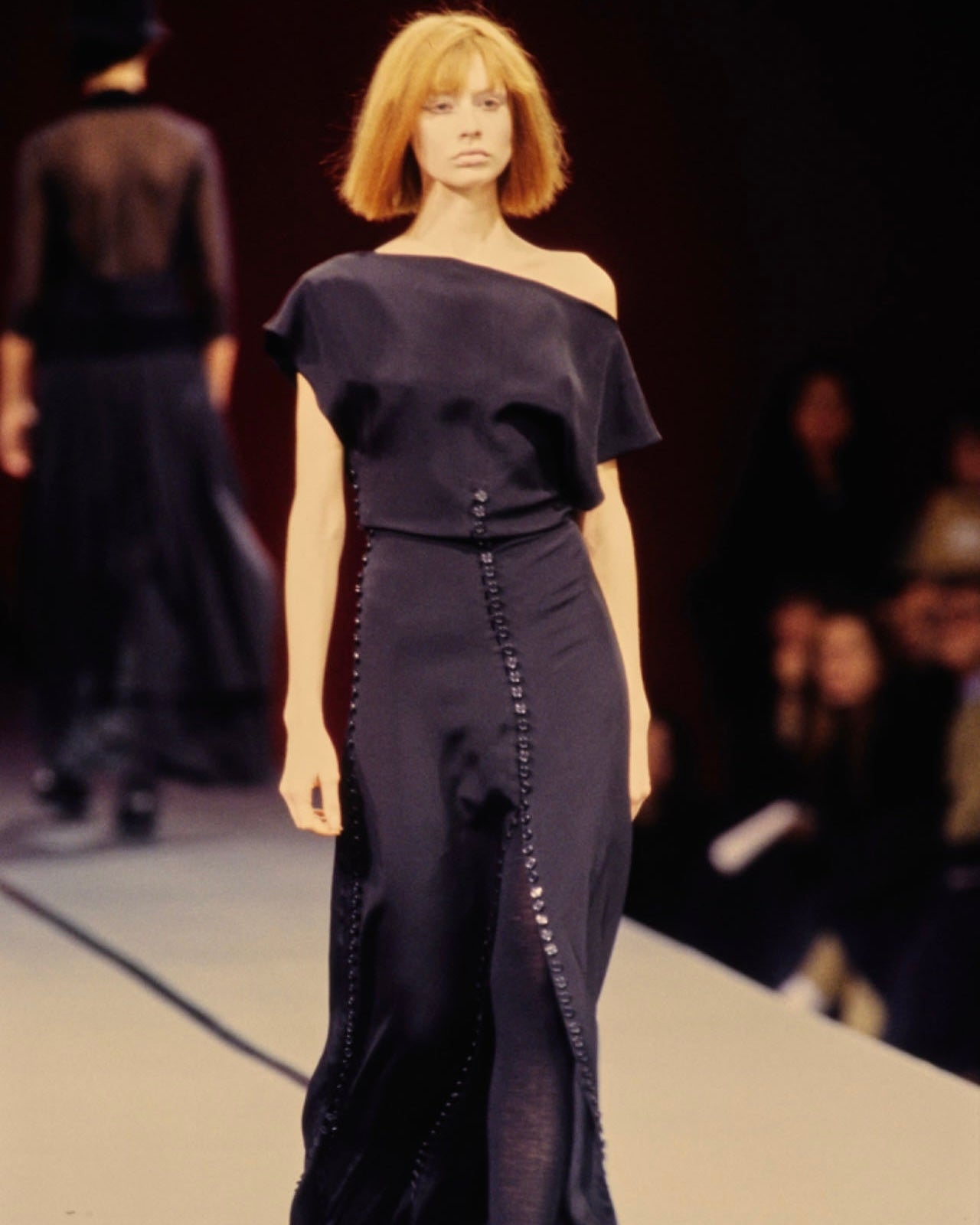 Yohji Yamamoto 1995 Button Maxi Dress