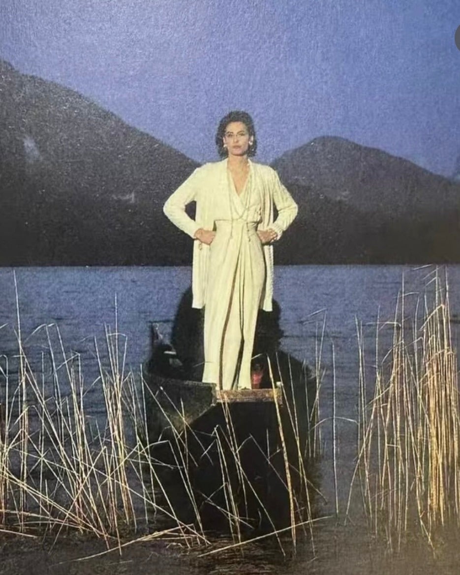 Chanel by Karl Lagerfeld 1988 Ivory Pleated Gown