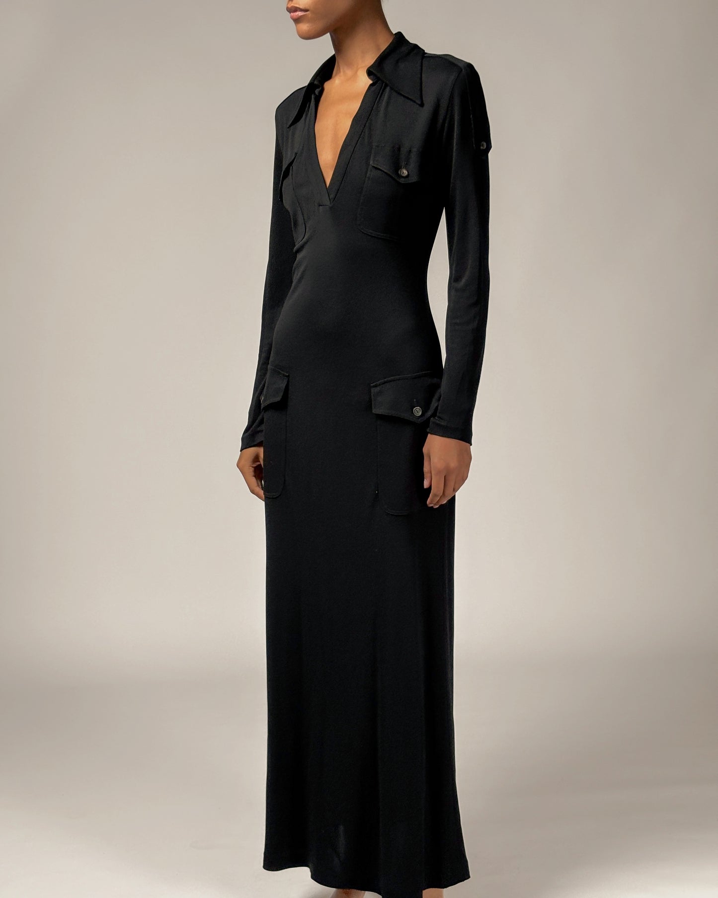 Gucci by Tom Ford 1996 Pocket Maxi Dress