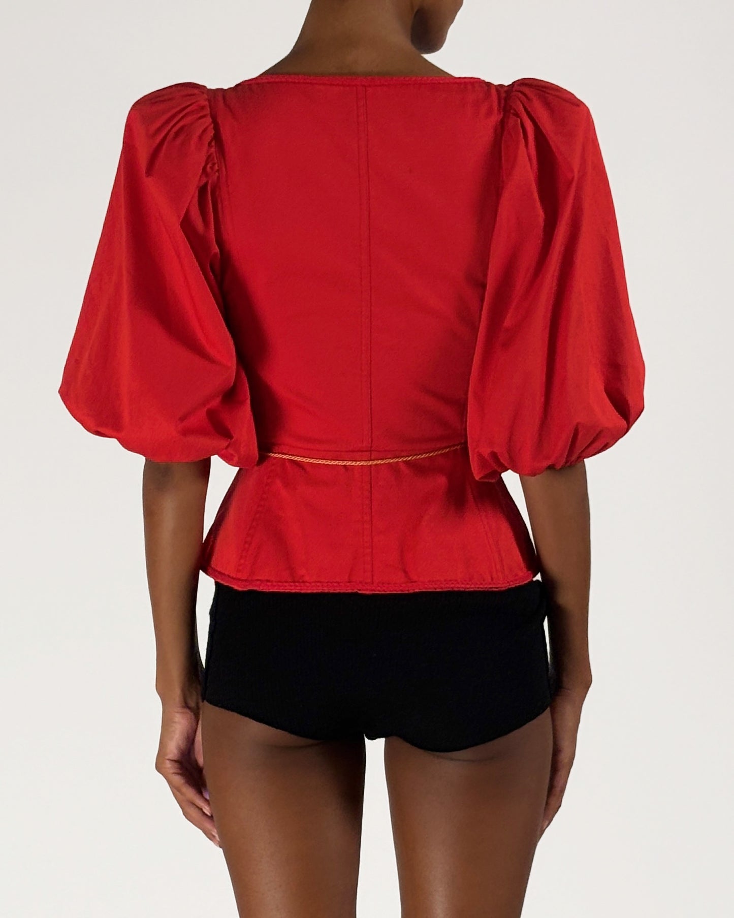 Yves Saint Laurent 1977 Corset Top & Skirt Set