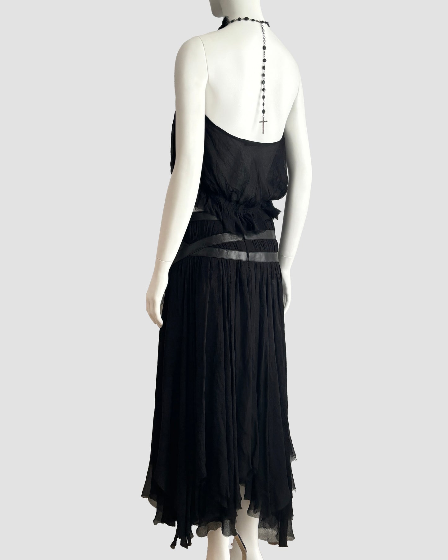 Alexander McQueen 2003 Chiffon Pirate Skirt Set