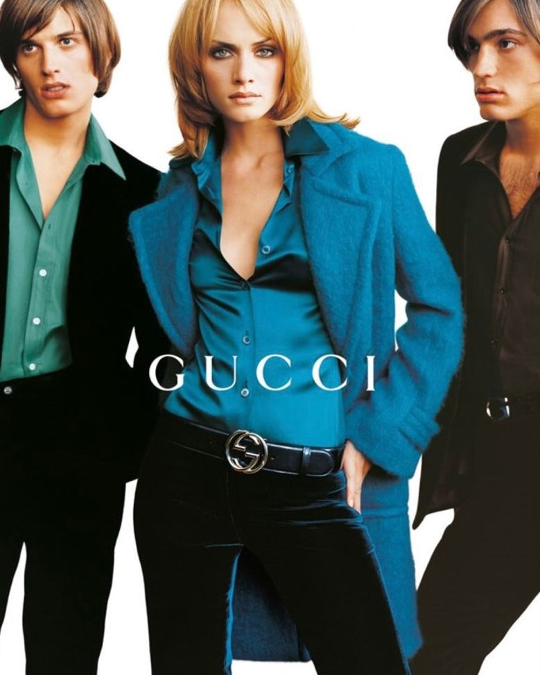 Gucci by Tom Ford 1995 Double-breasted Mohair Coat