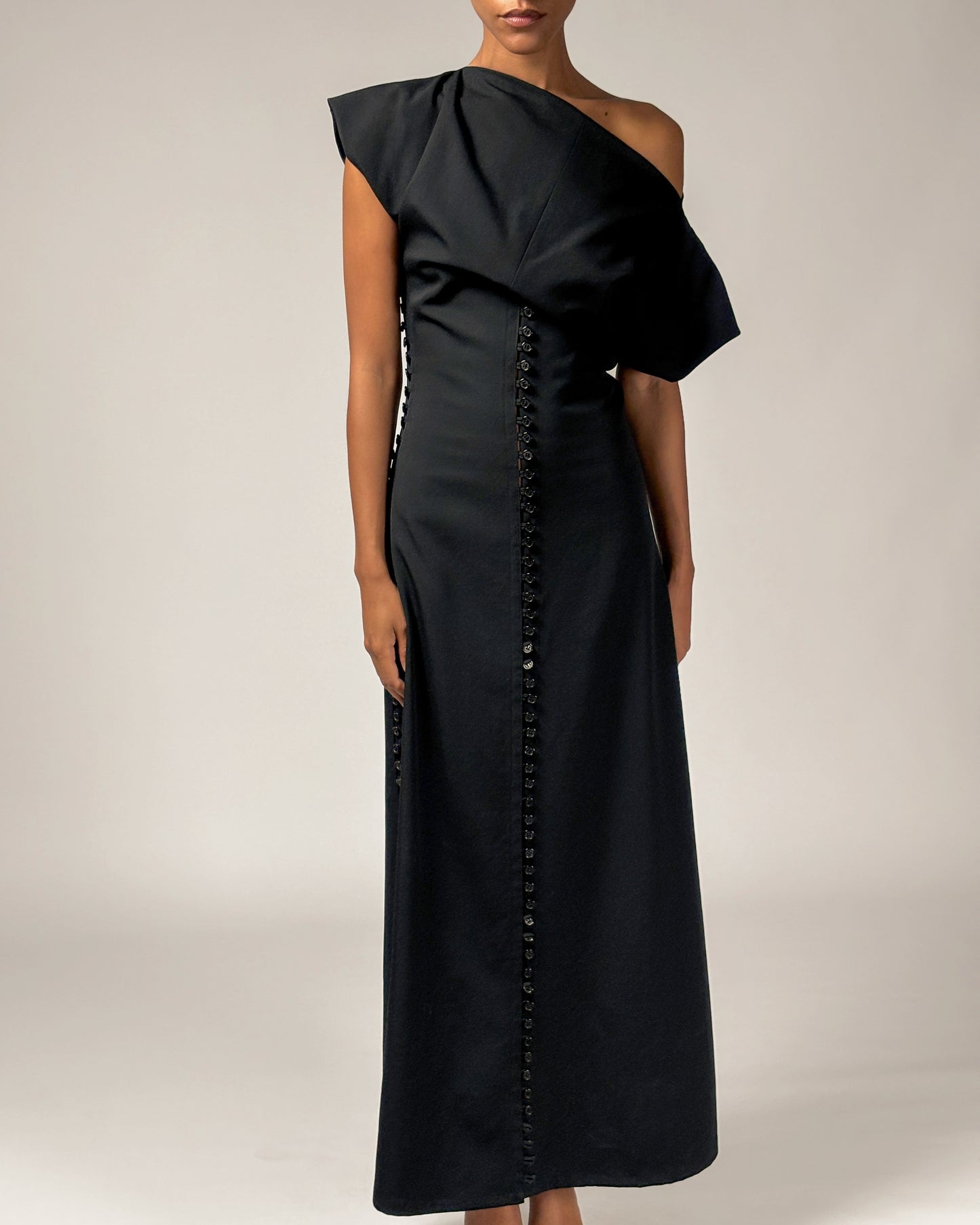 Yohji Yamamoto 1995 Button Maxi Dress