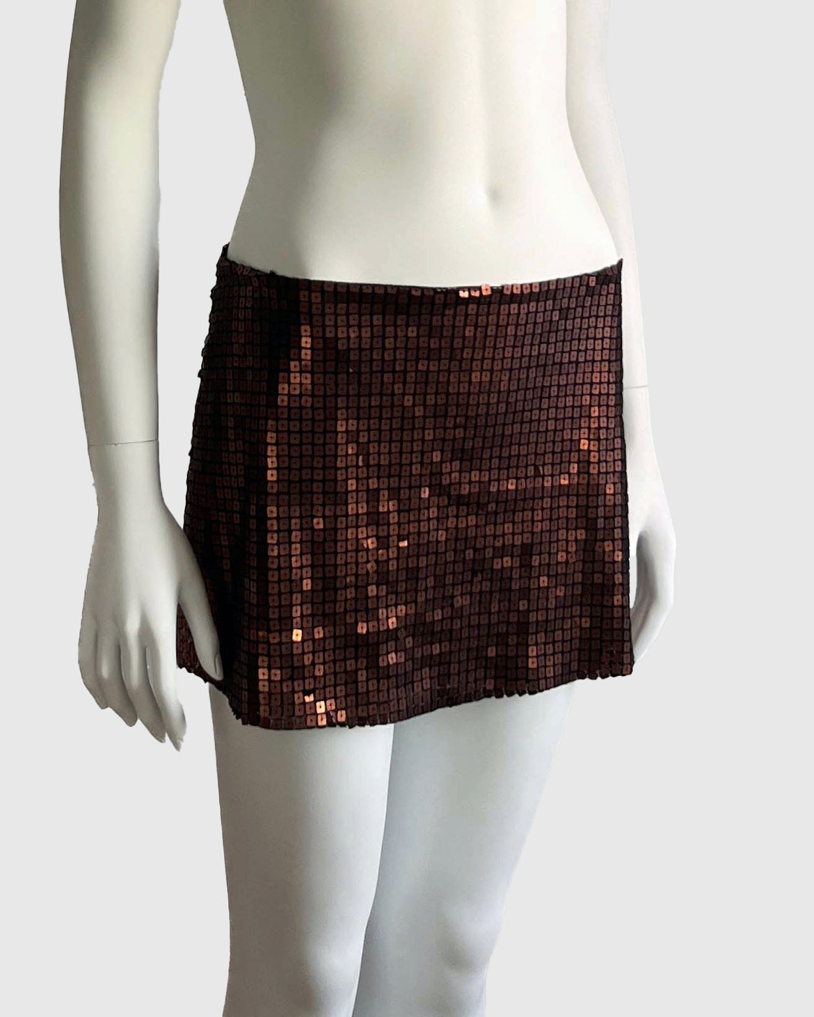 Alexander McQueen 1998 Sequin Mini Skirt