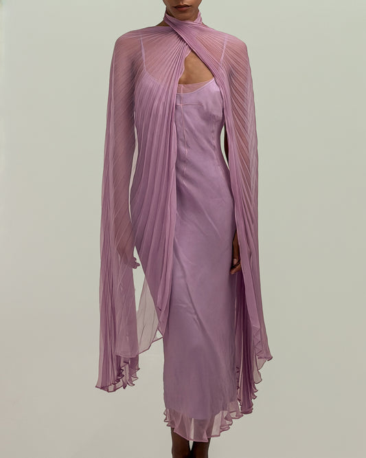 Dolce & Gabbana 2000 Silk Dress & Stole