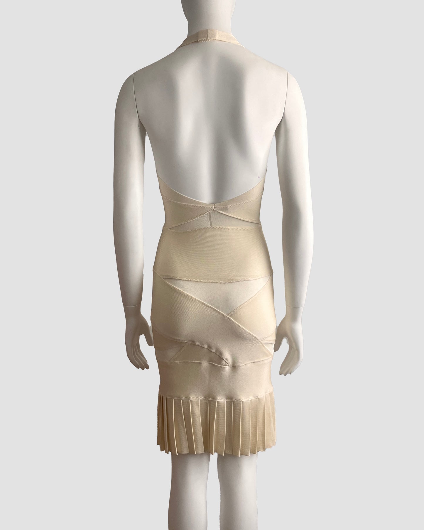 Alexander McQueen 2006 Pleated Bandage Dress