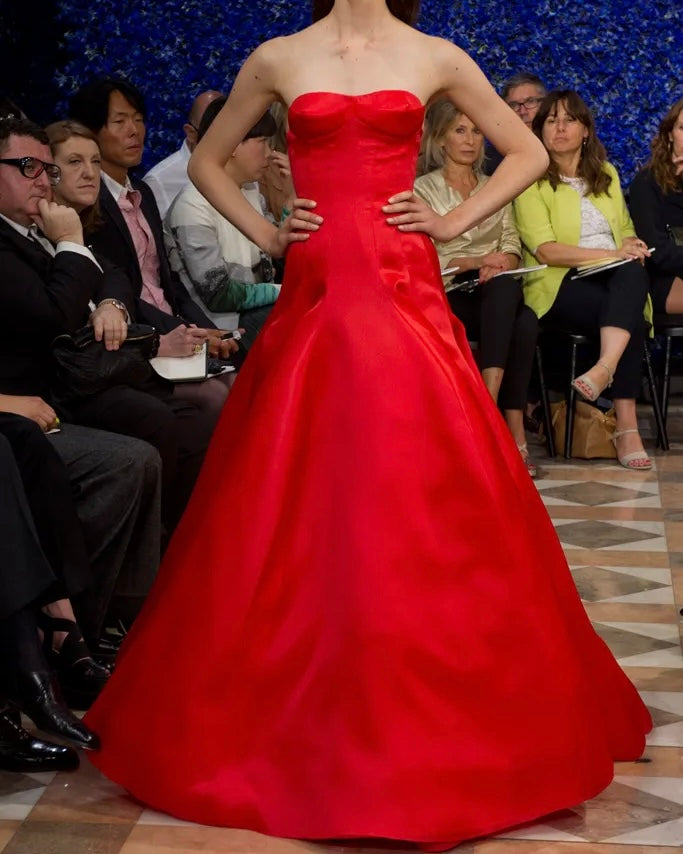 Christian Dior Haute Couture 2012 Red Gown