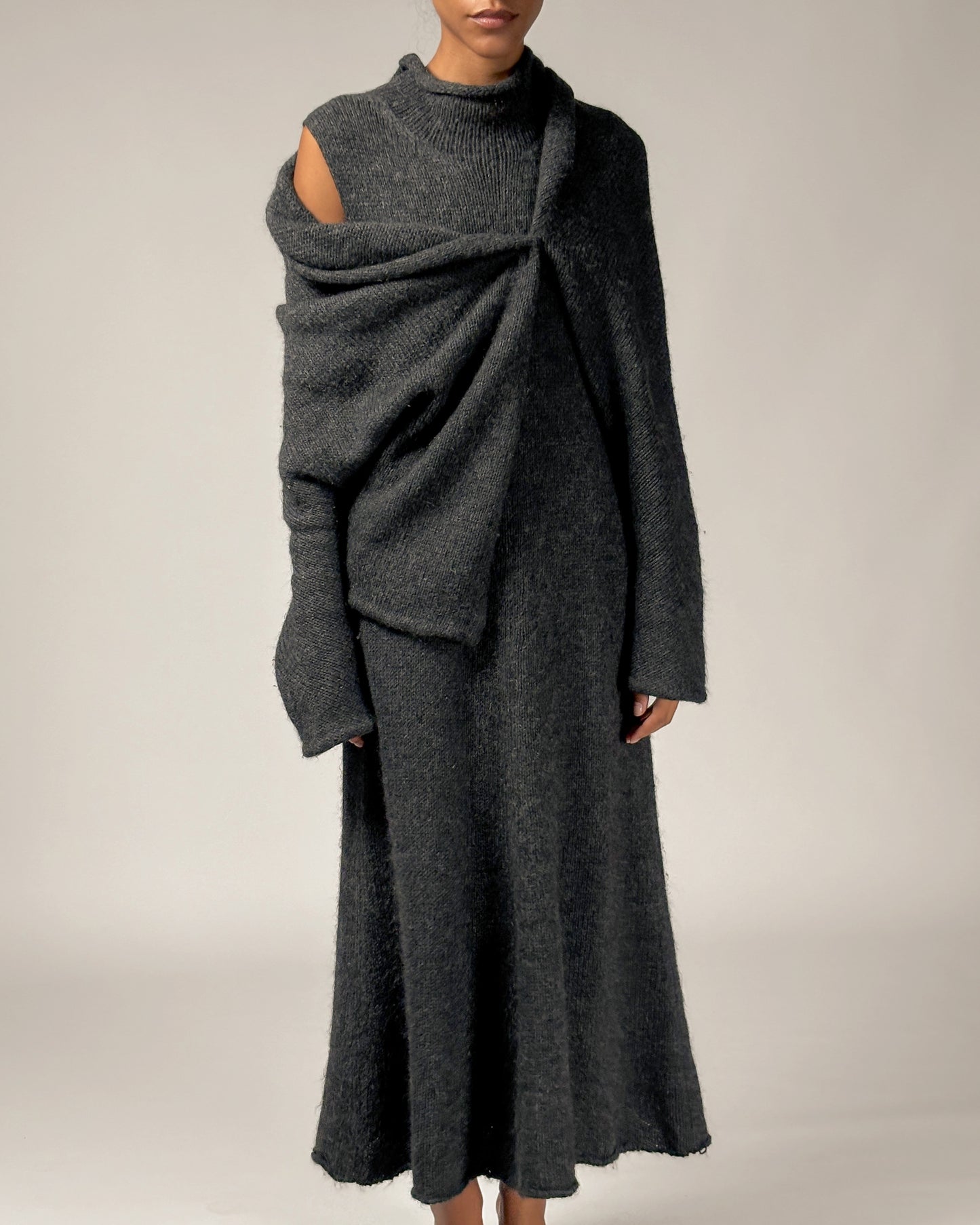 Yohji Yamamoto 2000 Wool Dress and Jumper Set