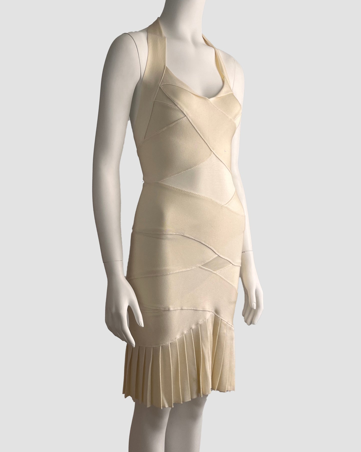 Alexander McQueen 2006 Pleated Bandage Dress