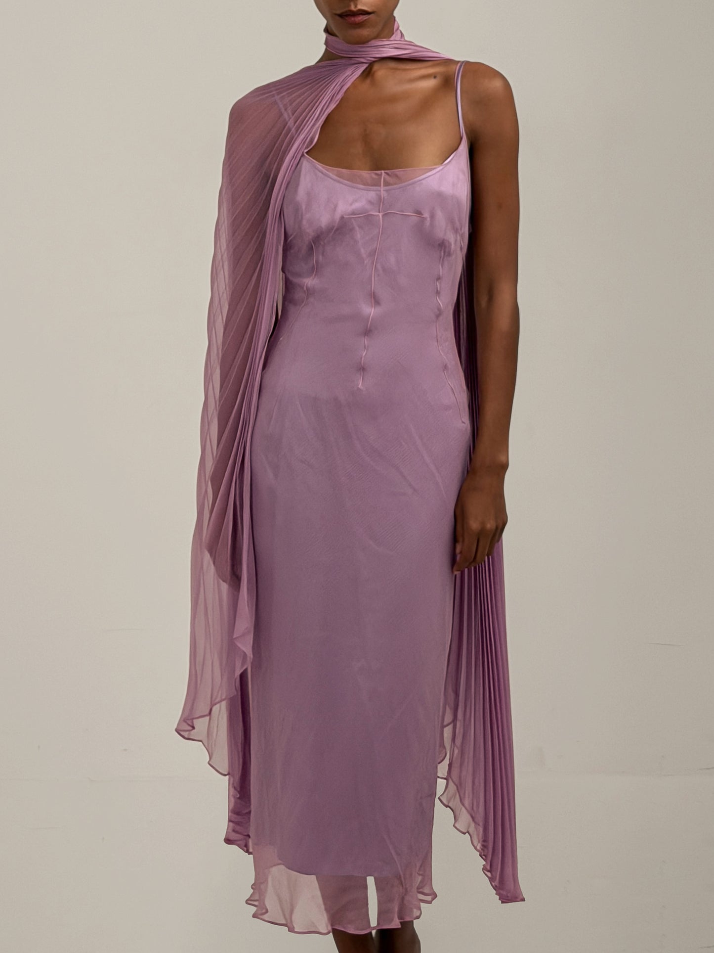 Dolce & Gabbana 2000 Silk Dress & Stole