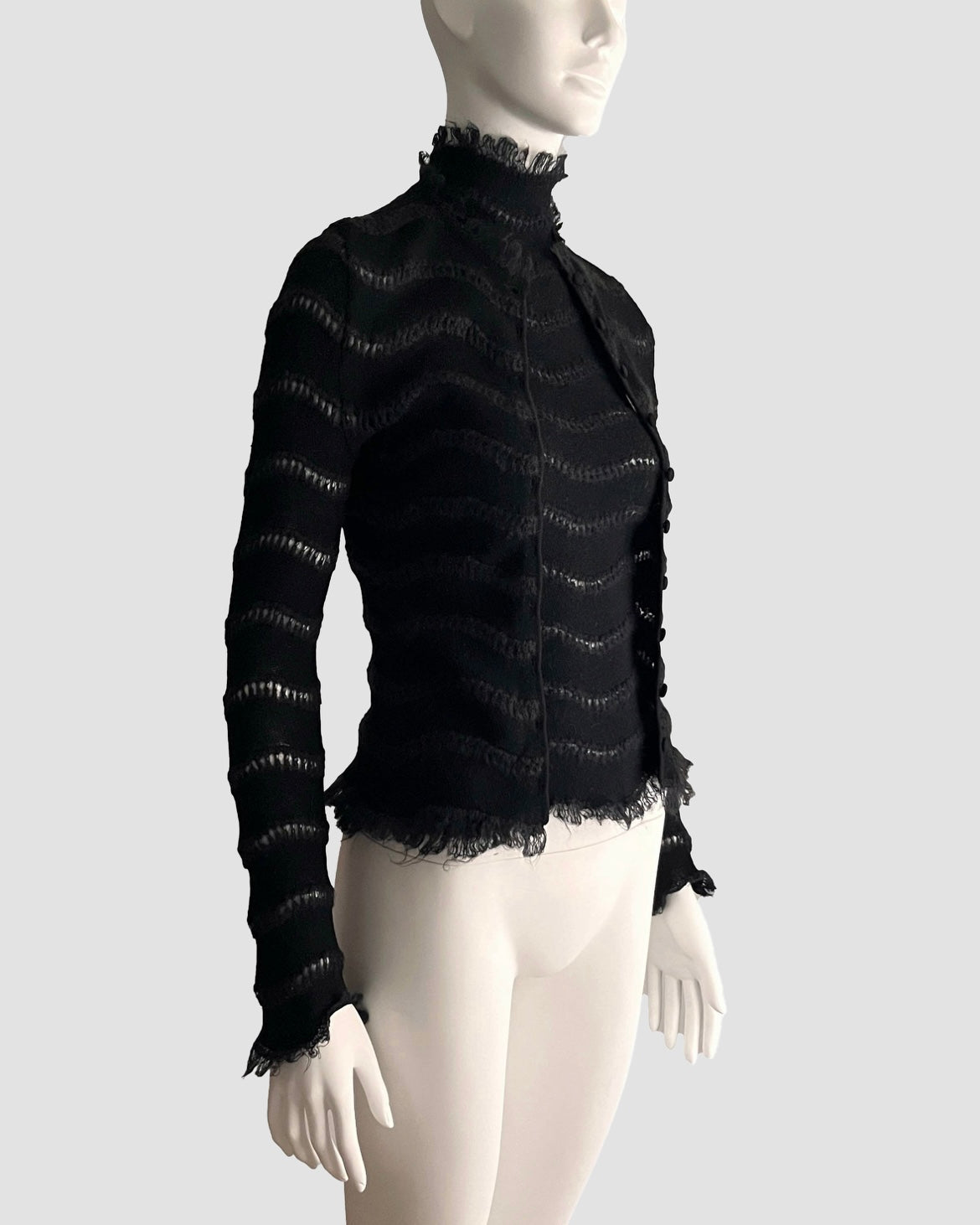 Versace 2005 Mohair Cardigan Set