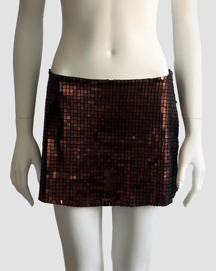 Alexander McQueen 1998 Sequin Mini Skirt