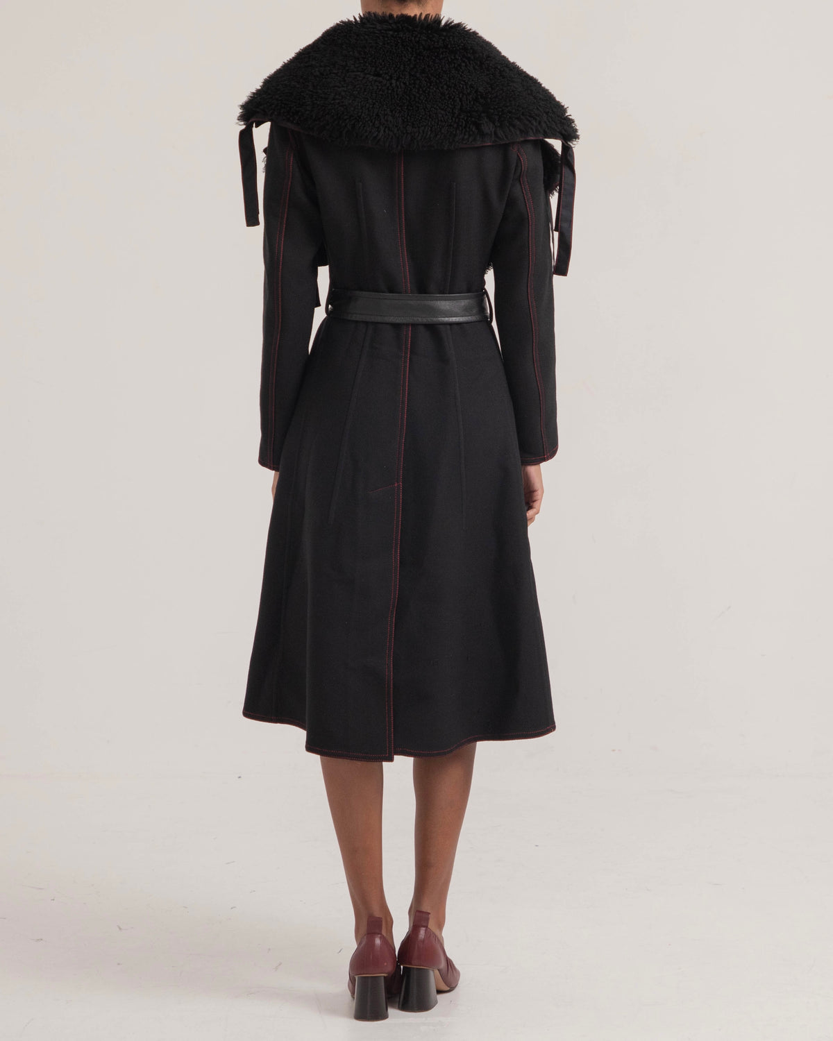 Céline by Phoebe Philo 2015 Fur Trim Coat