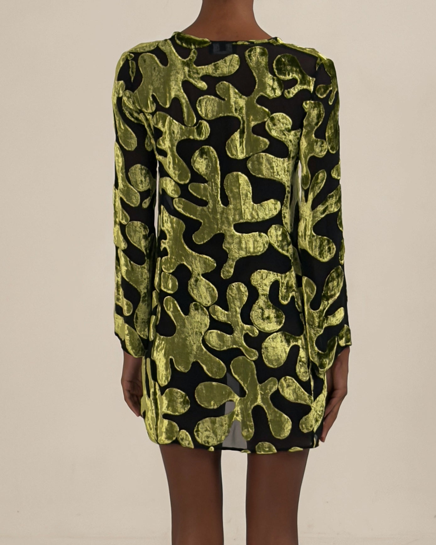 Gucci by Tom Ford 1996 Velvet Burnout Dress