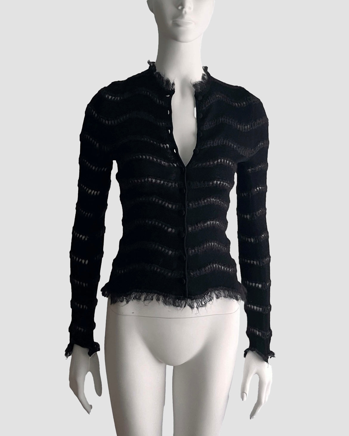 Versace 2005 Mohair Cardigan Set