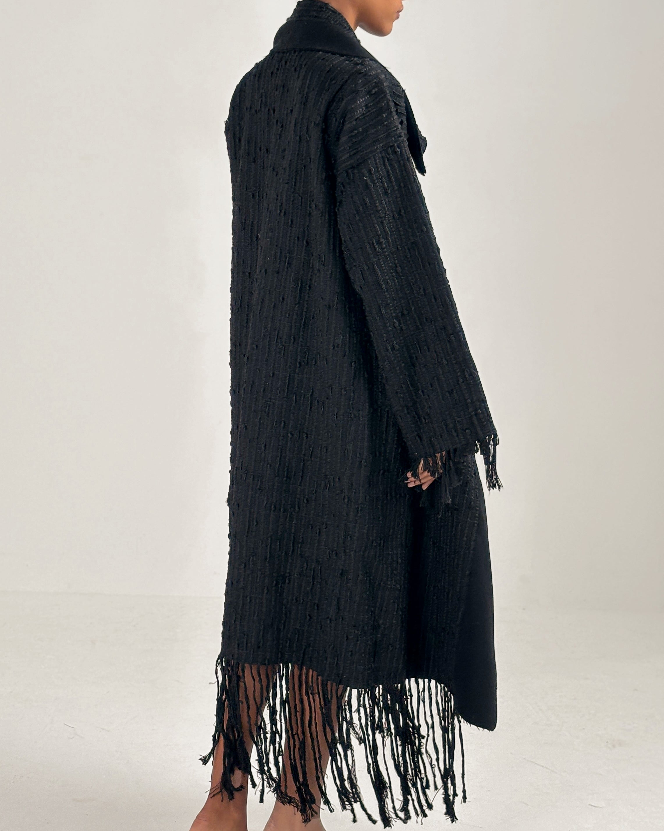 Gucci by Tom Ford 2002 Oversized Fringe Bouclé Coat – COUL ARCHIVE