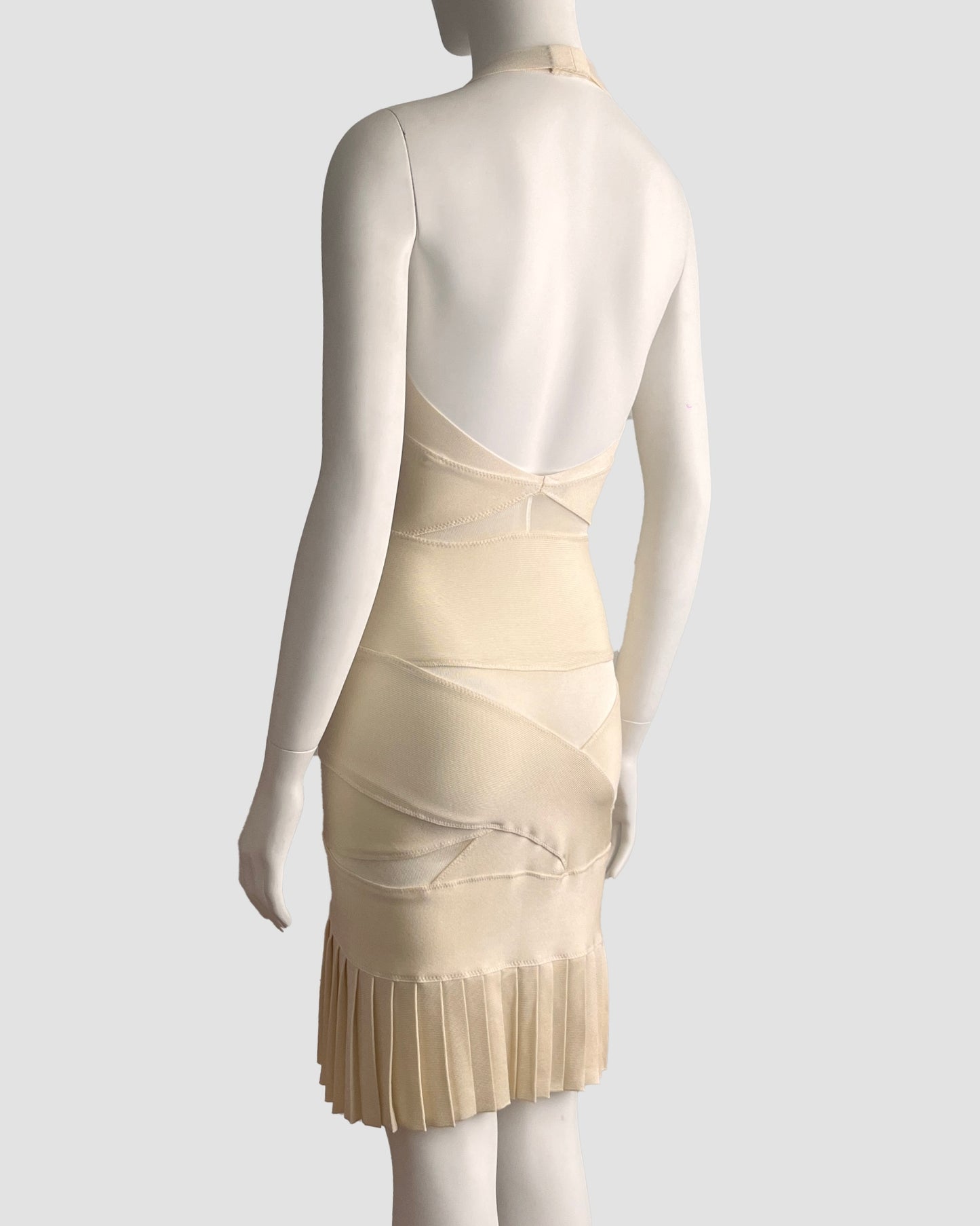 Alexander McQueen 2006 Pleated Bandage Dress