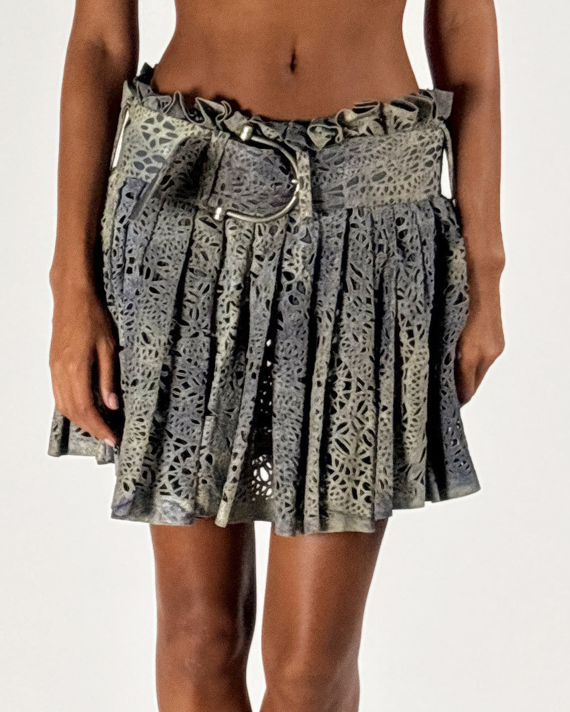 Alexander McQueen 2003 Laser Cut Skirt