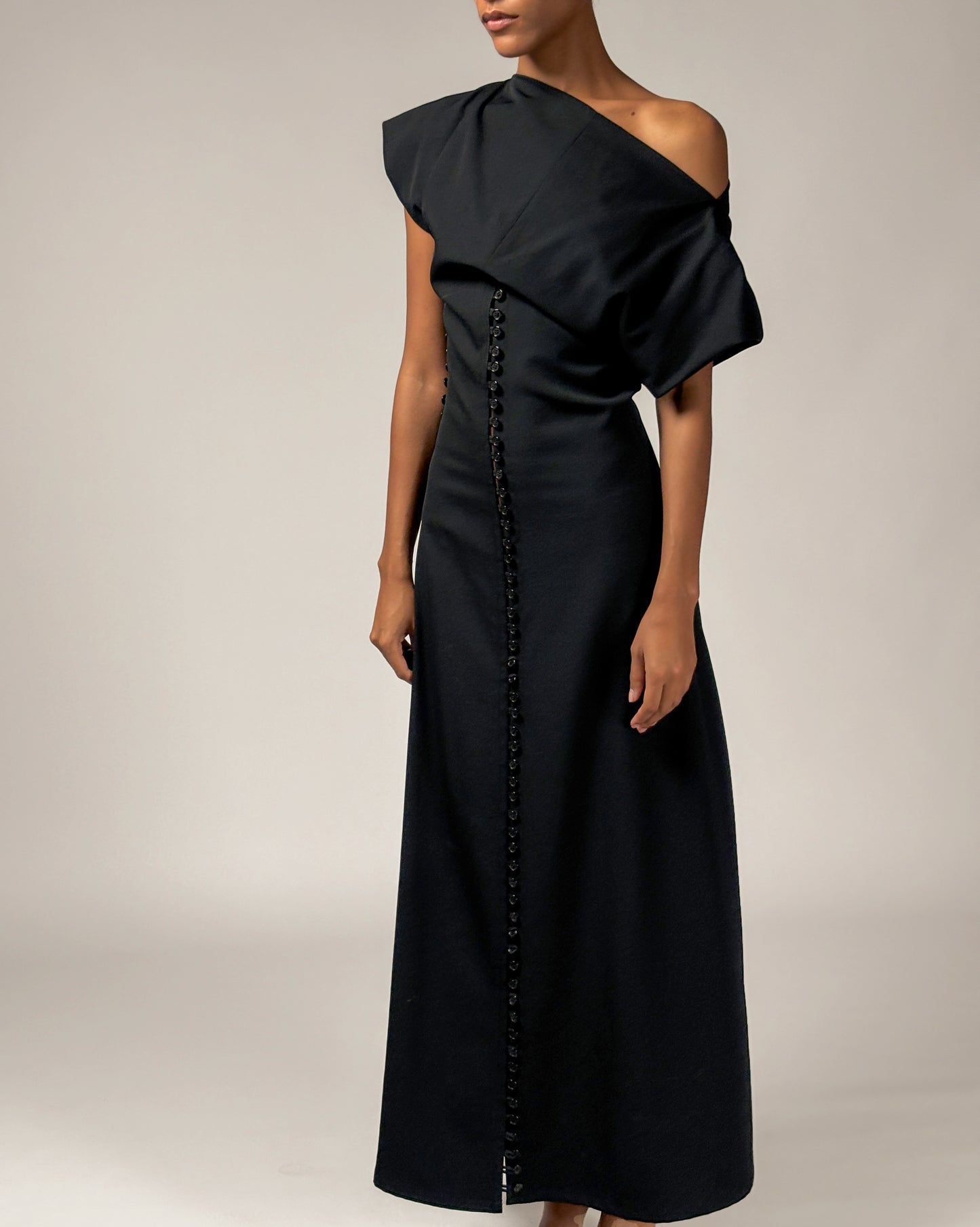 Yohji Yamamoto 1995 Button Maxi Dress