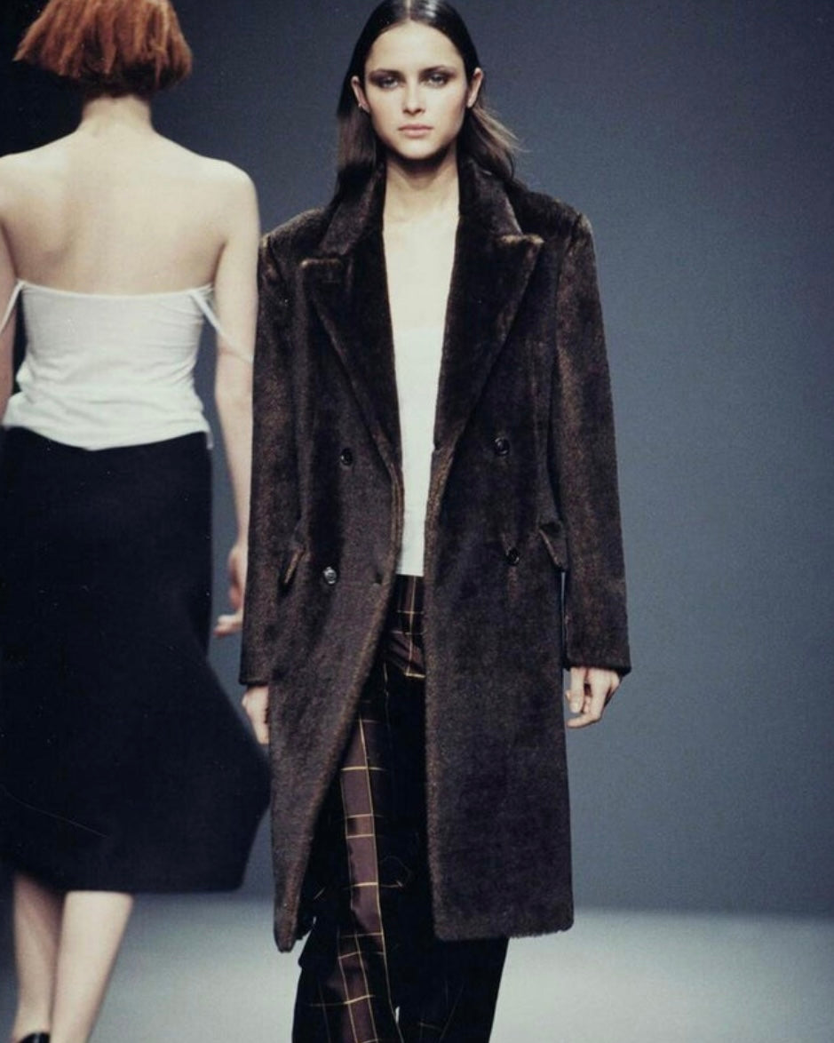 Prada 1997 Runway Mohair Coat