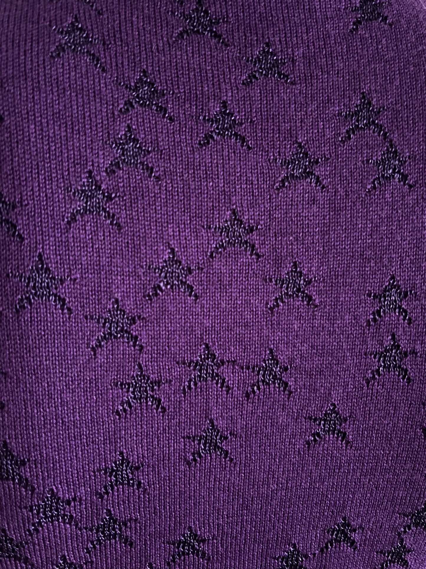 Gianni Versace 1996 Purple Knit Dress