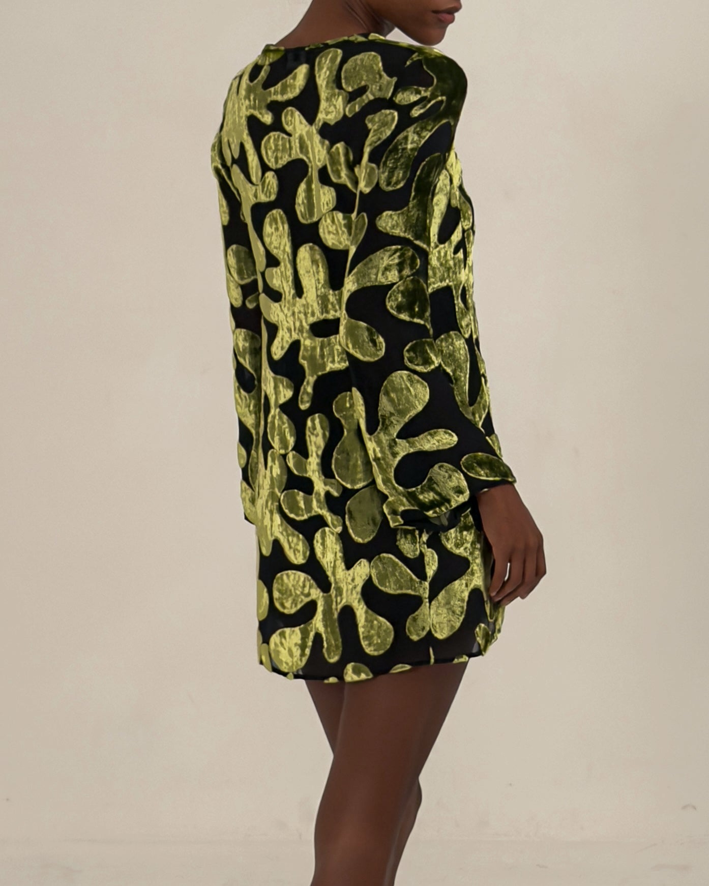 Gucci by Tom Ford 1996 Velvet Burnout Dress