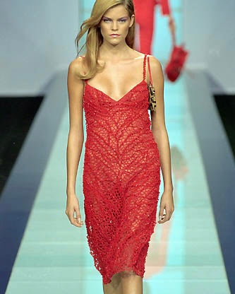 Valentino 2000 Beaded Dress