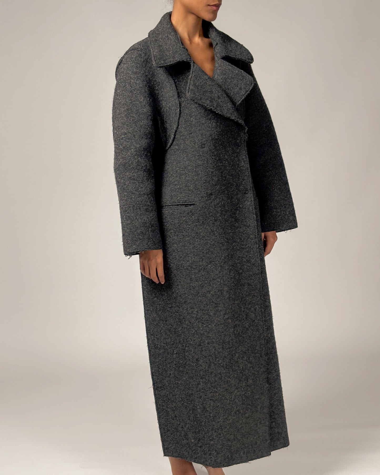 Maison Martin Margiela 1998 "Flat" Wool Coat