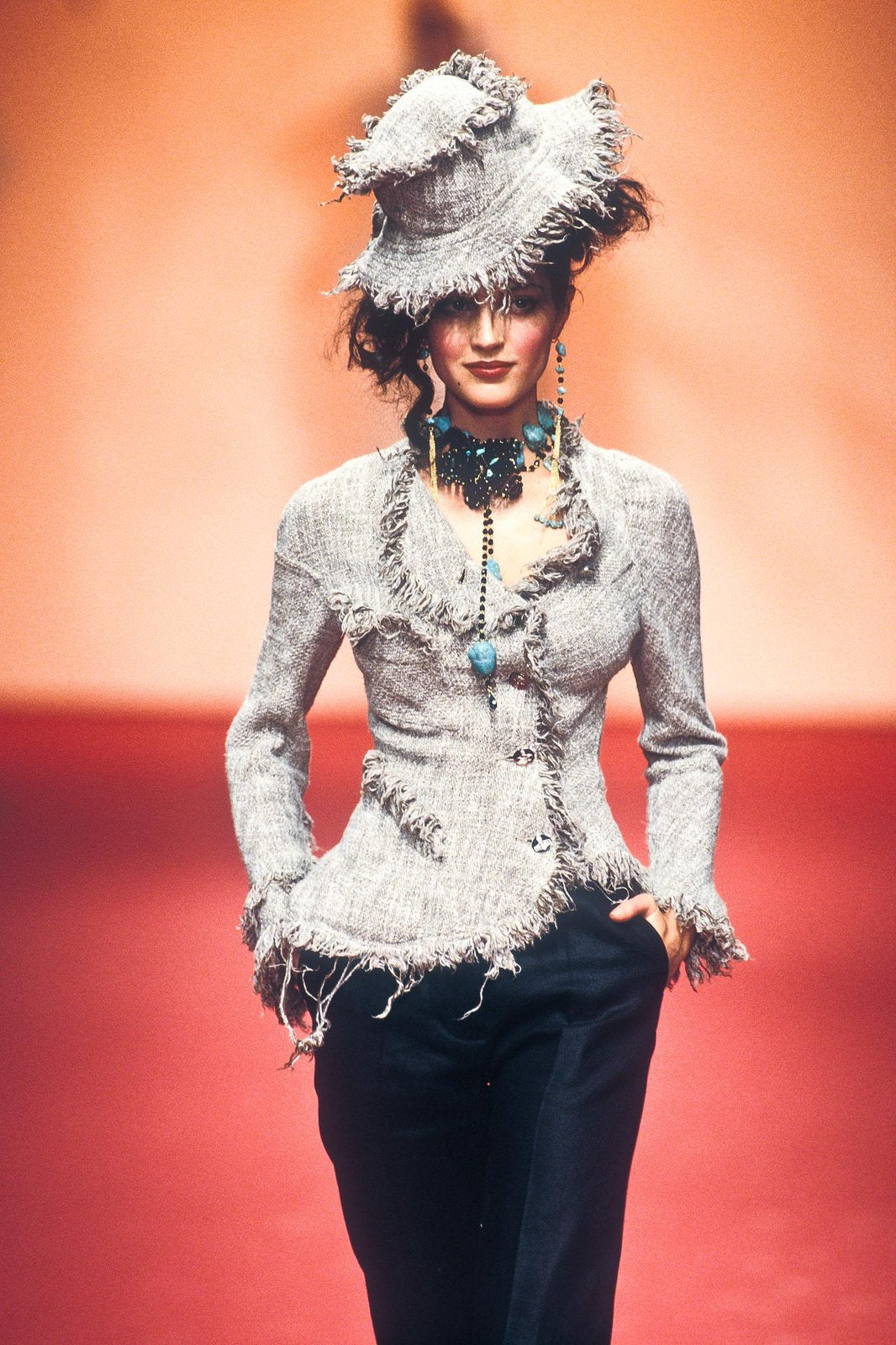 Vivienne Westwood 1997 Fringe Suit Ensemble