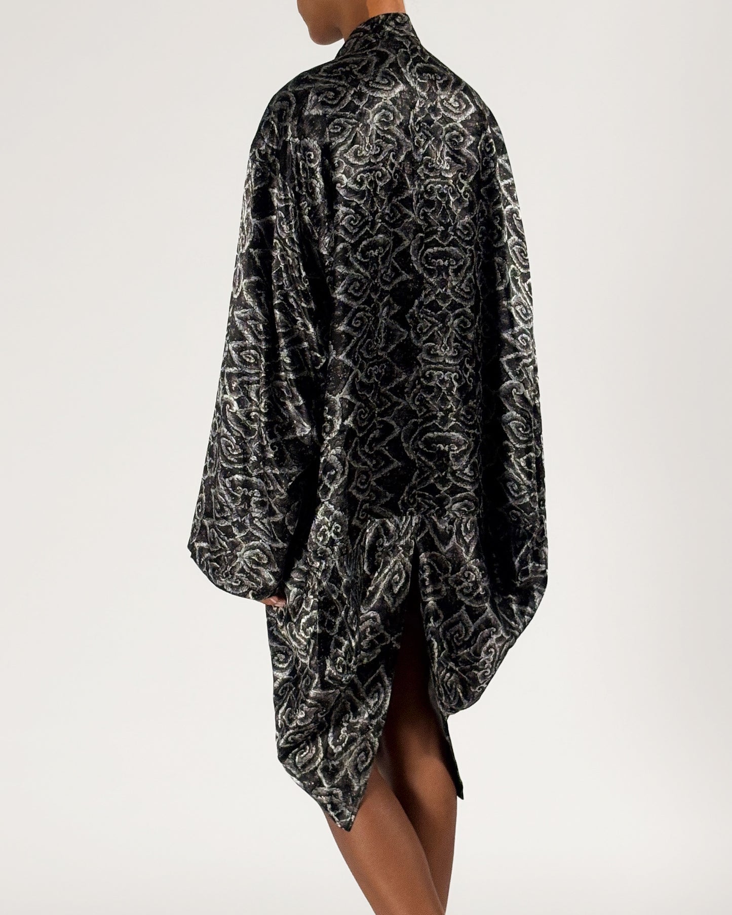 Yohji Yamamoto 1985 Cocoon Printed Jacket