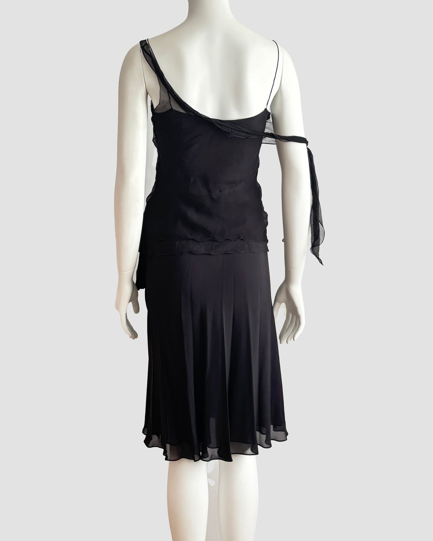 Dior by John Galliano 2003 Black Skirt Set