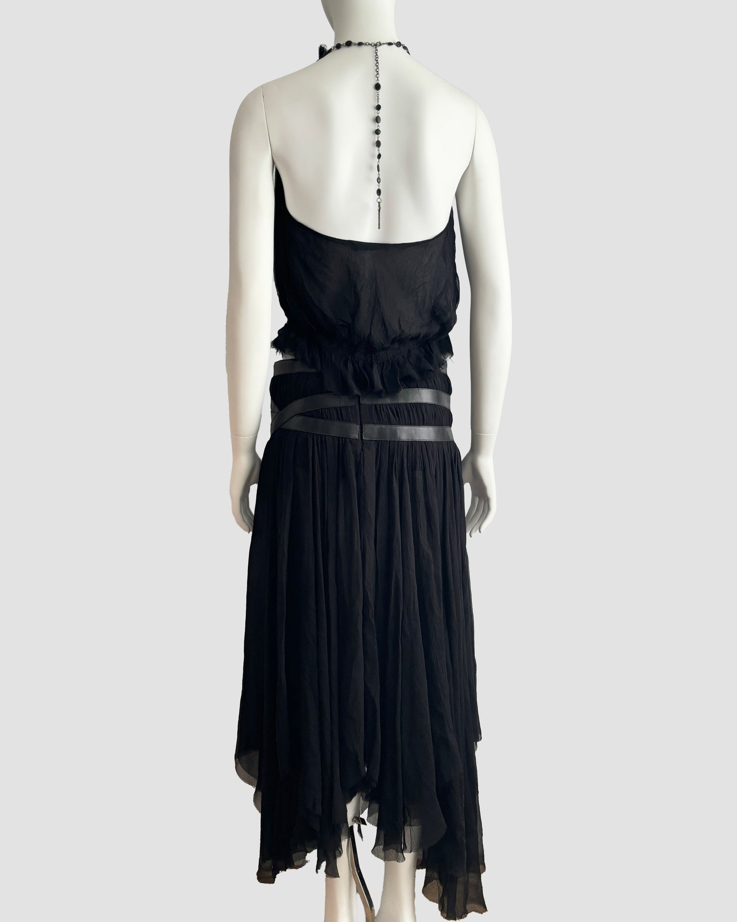 Alexander McQueen 2003 Chiffon Pirate Skirt Set