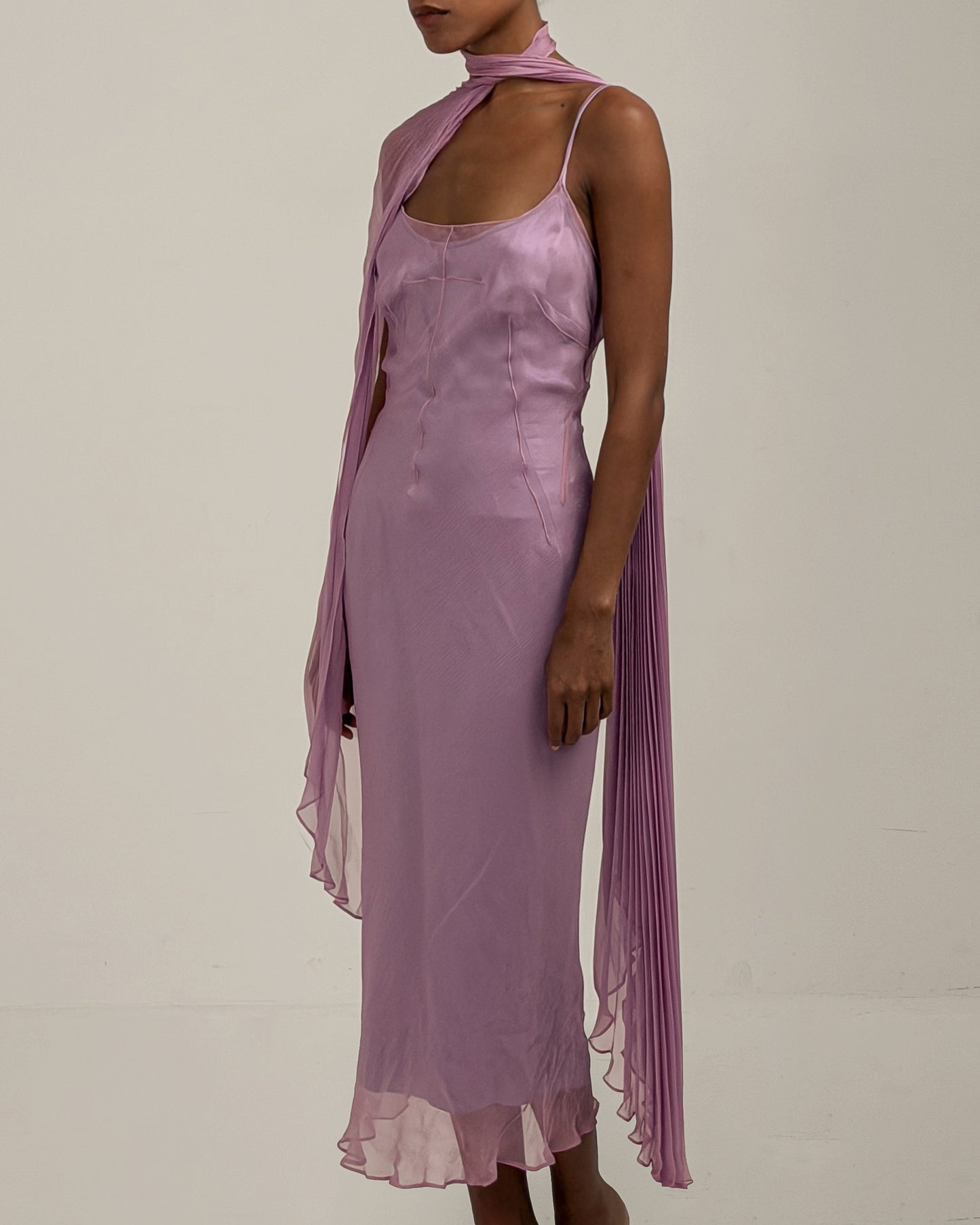 Dolce & Gabbana 2000 Silk Dress & Stole