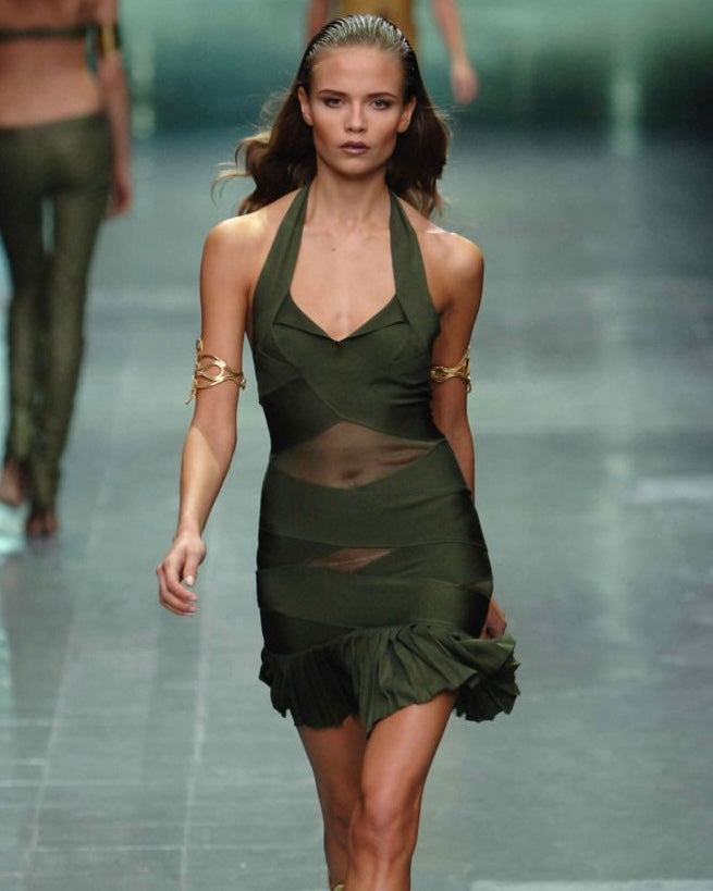 Alexander McQueen 2006 Pleated Bandage Dress