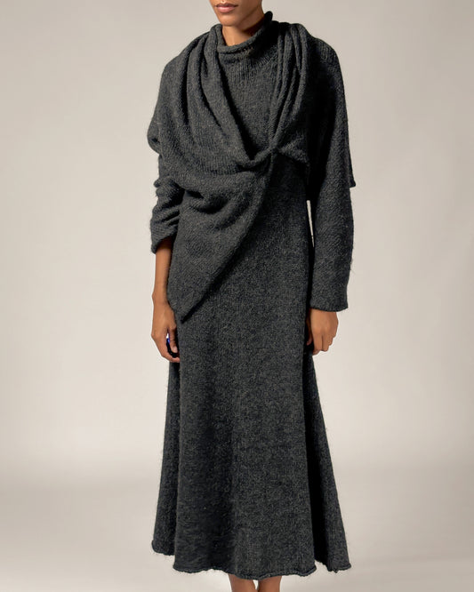 Yohji Yamamoto 2000 Wool Dress and Jumper Set