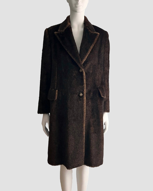 Prada 1997 Runway Mohair Coat