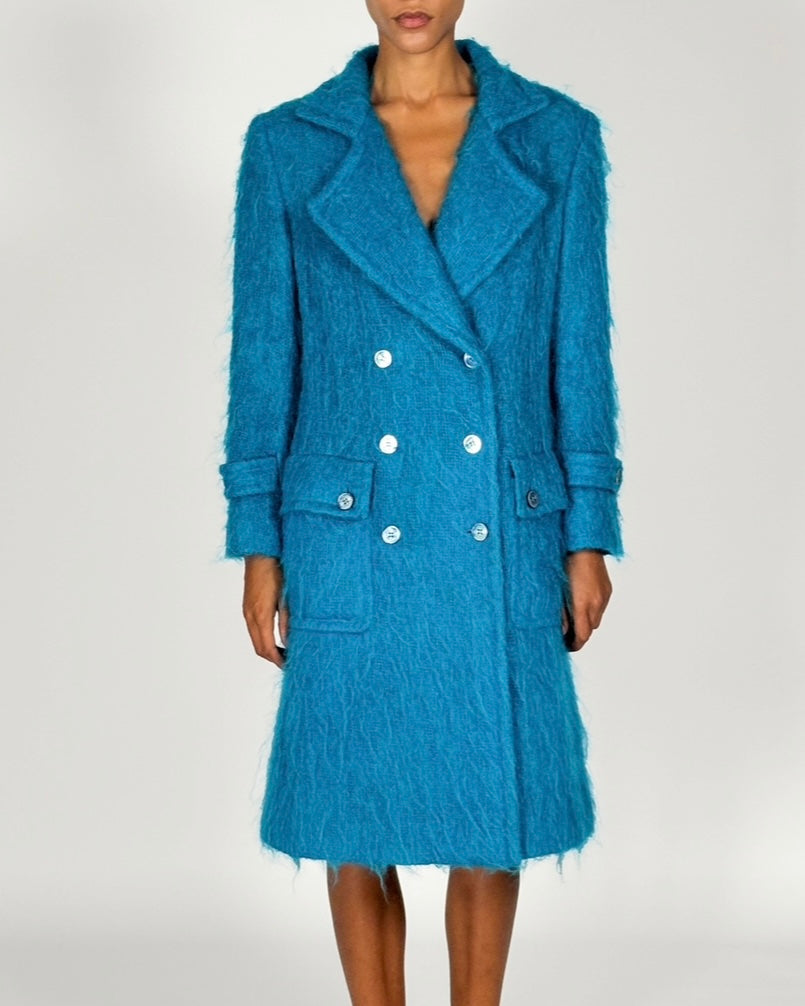 Gucci by Tom Ford 1995 Double-breasted Mohair Coat