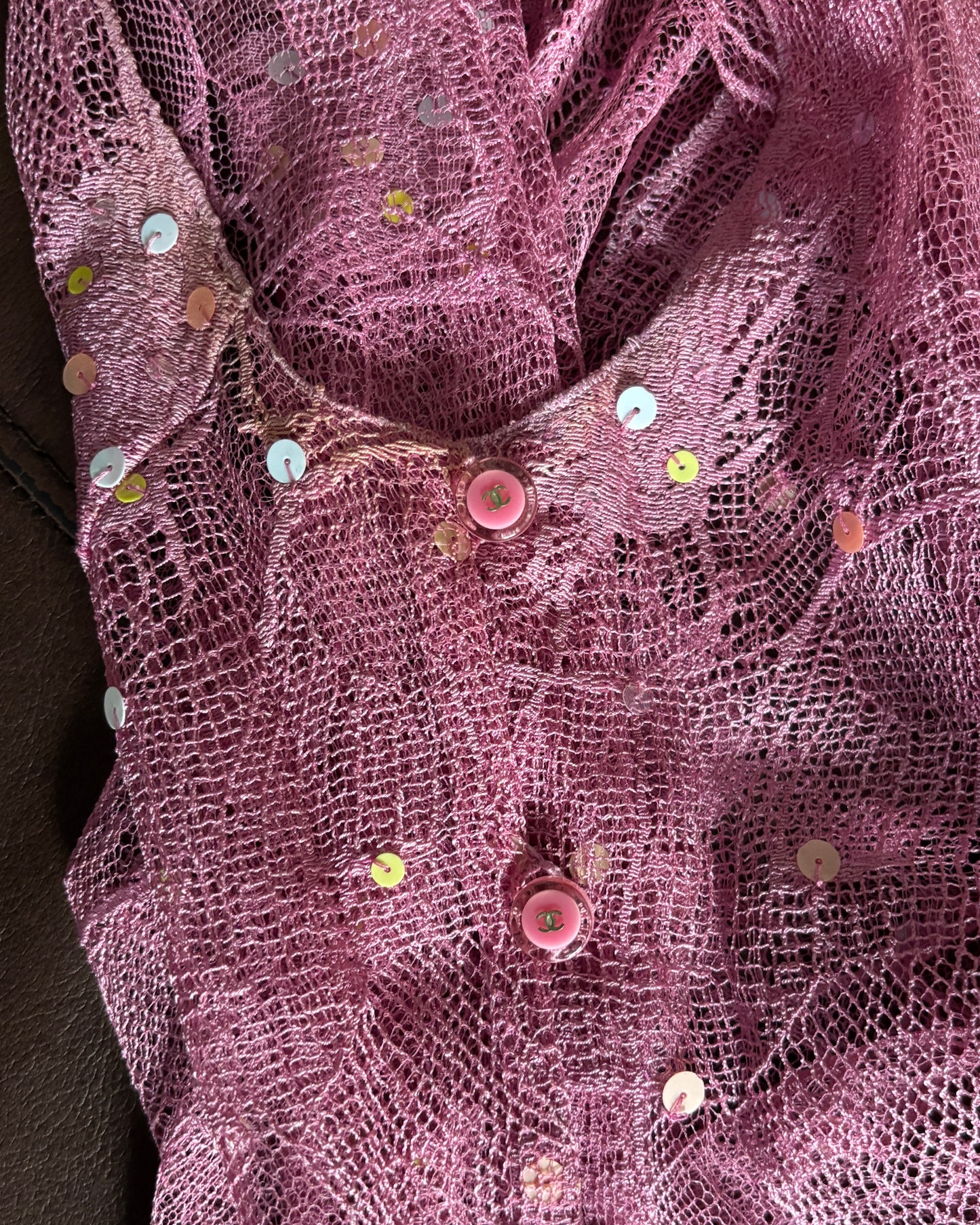 Chanel by Karl Lagerfeld 2000 Lace Sequin Set