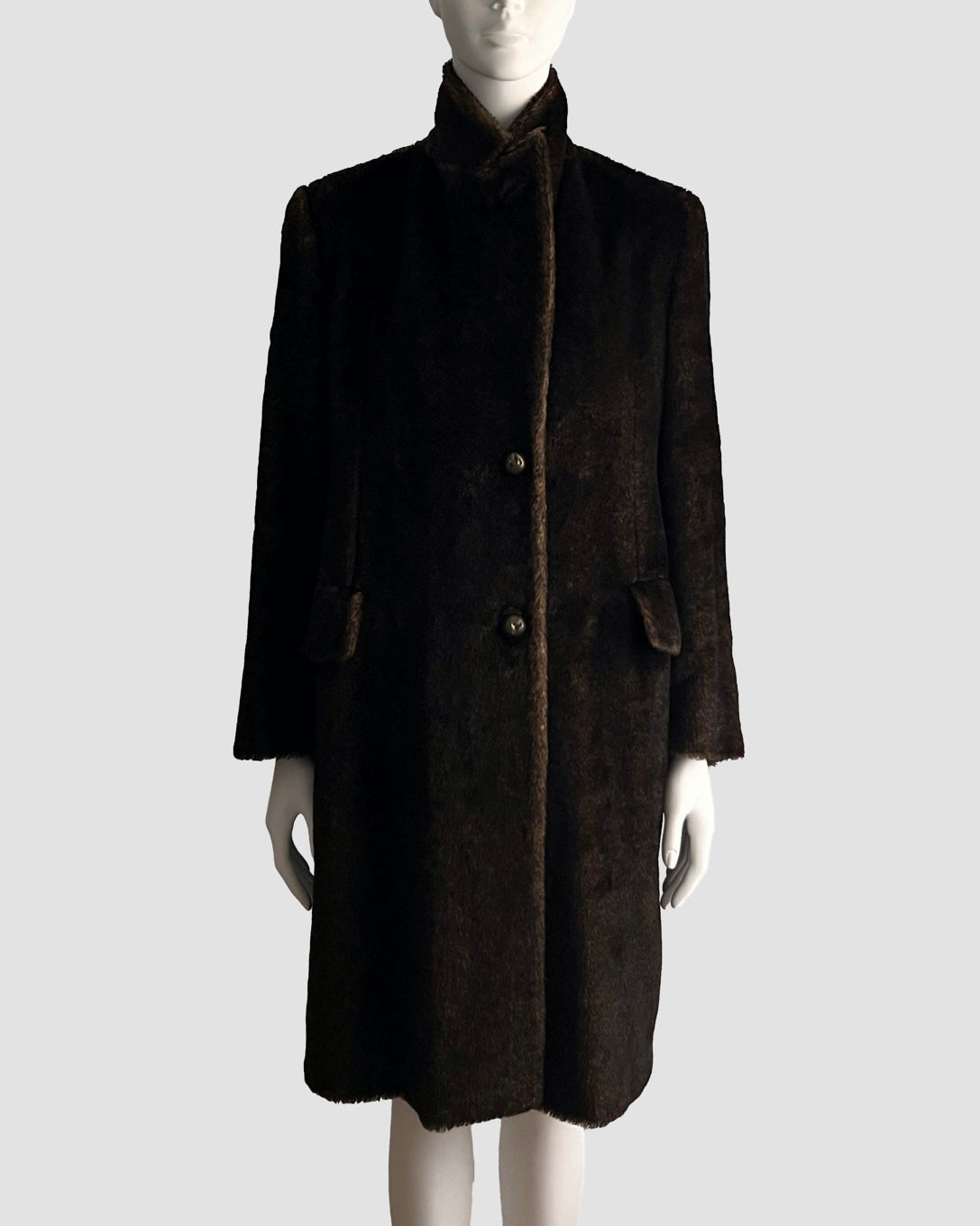 Prada 1997 Runway Mohair Coat