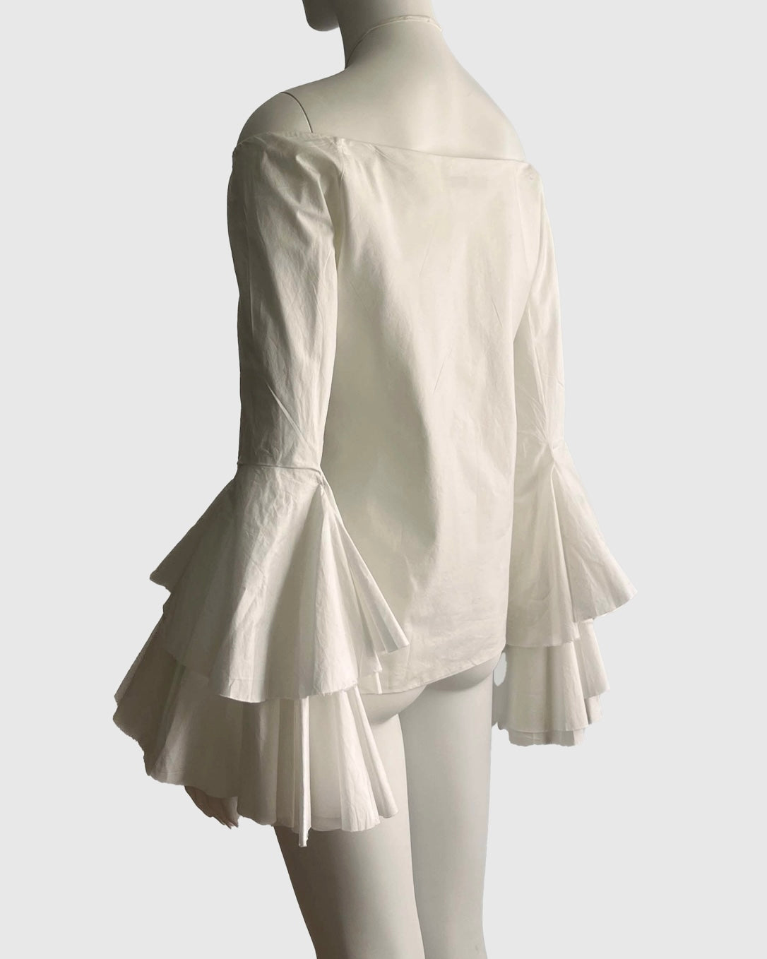 Alexander McQueen 2002 Ruffle Top