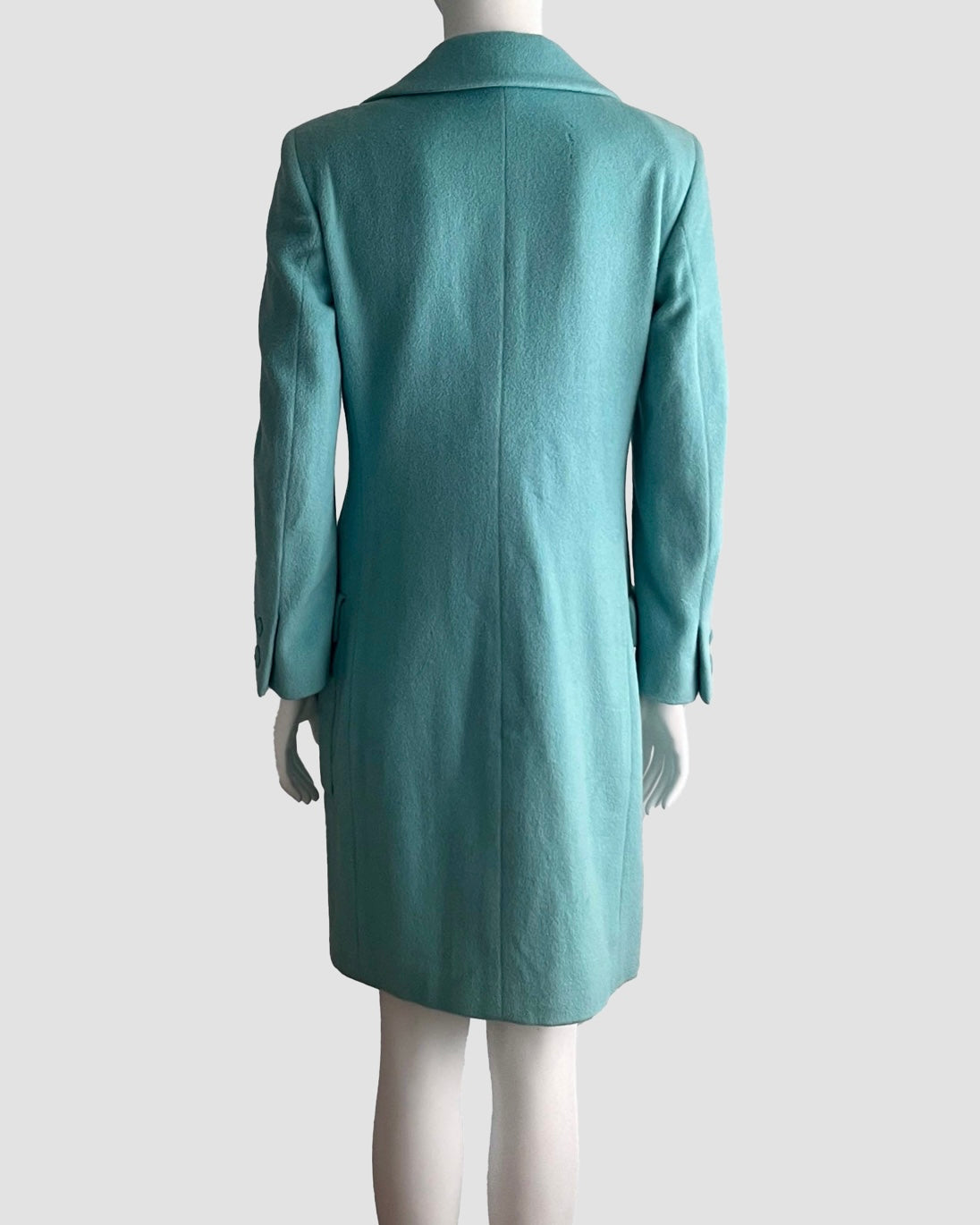 Gianni Versace 1996 Turquoise Coat