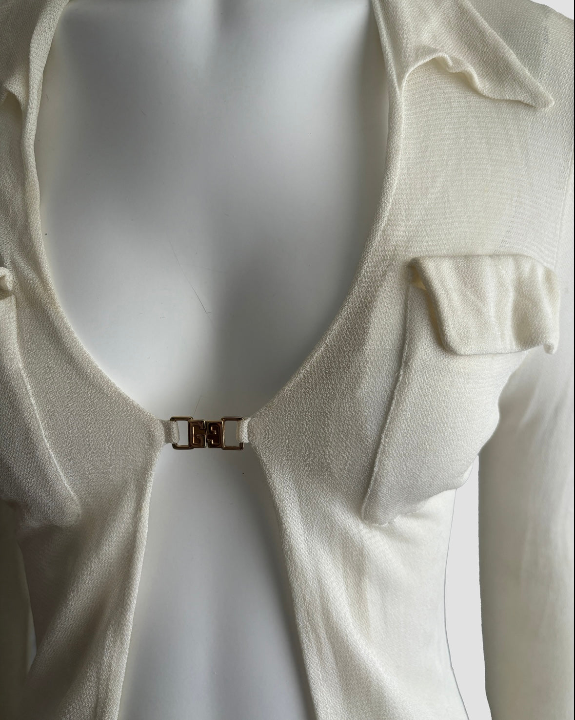 Gucci by Tom Ford 1997 Sheer Clasp Top