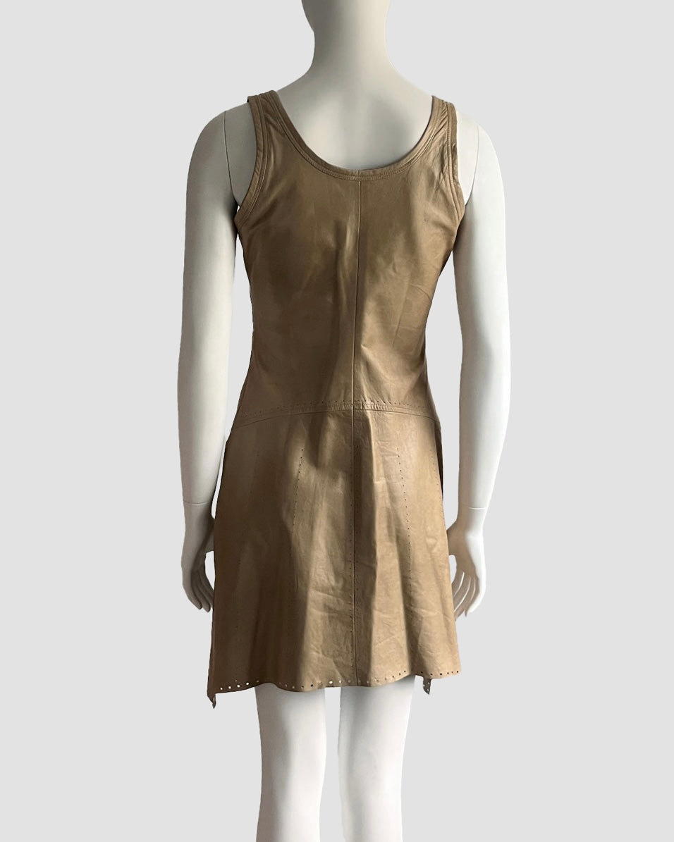 Helmut Lang 2001 Leather Dress